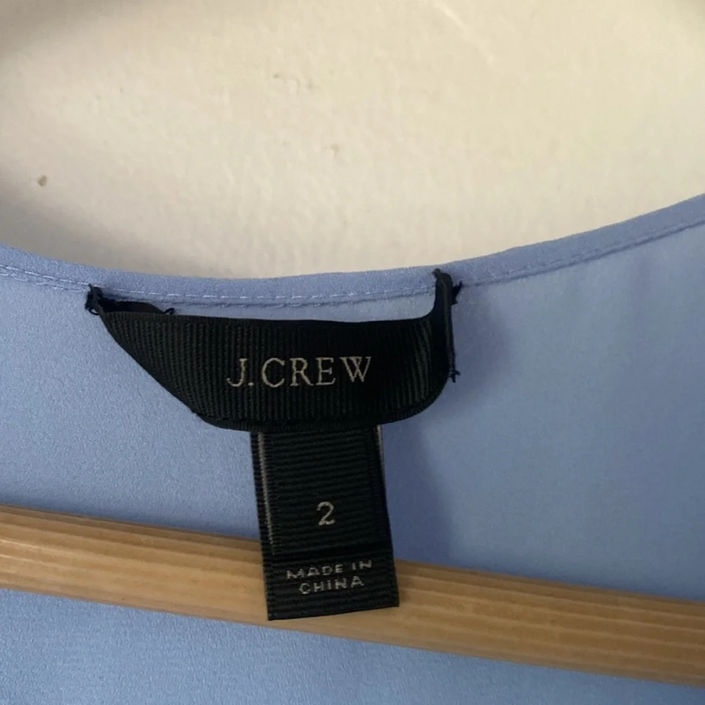 J.Crew 2 Cap Sleeve Shirttail Top